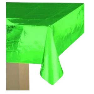 Mantel Metalizado Verde 2,74 Mts X 1,37 Mts