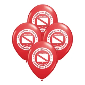 Globos ARGENTINOS JUNIORS 12 Pulgadas X10 Unidades