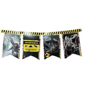 Banderin Jurassic World 3mts