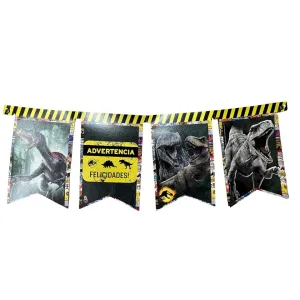Banderin Jurassic World 3mts