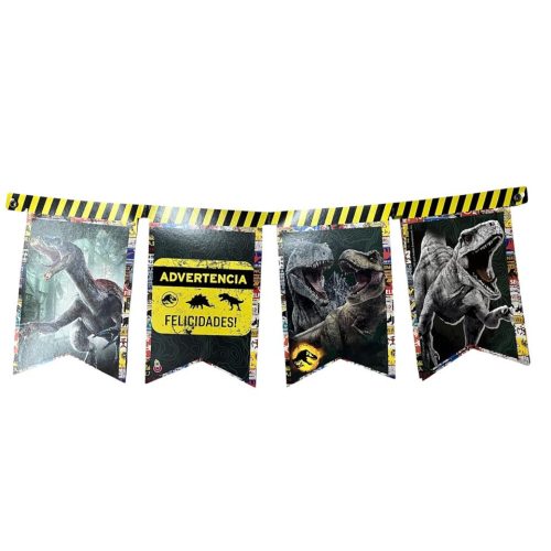 Banderin Jurassic World 3mts