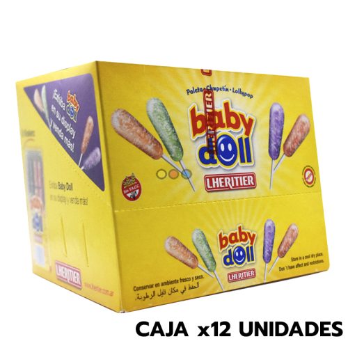 Caja Chupetines Baby Doll x12 Unidades