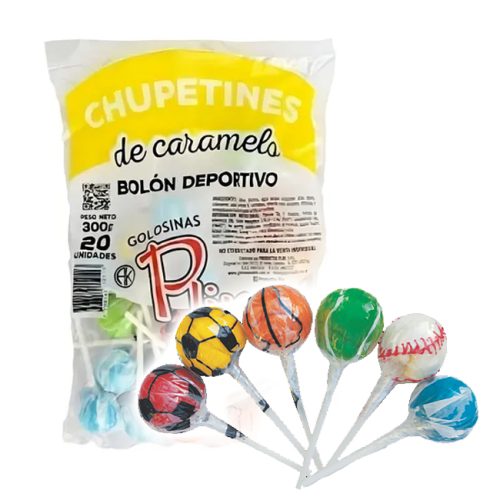Chupetin Bolon Deportivo Plin Plan Plun x20u