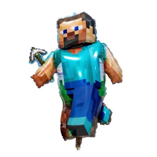 Globo STEVE MINECRAFT (Silueta) Apto Aire