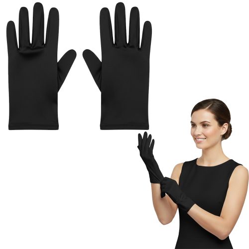 Guante Corto Color Negro EL PAR