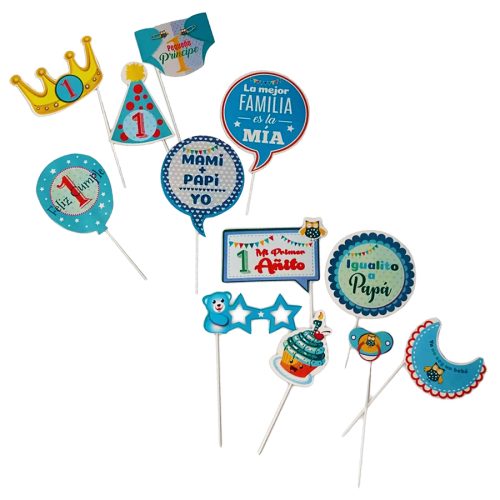 Photo Props MI PRIMER AÑITO NENE X 12 Unidades CARTON