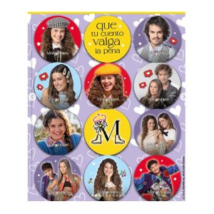 Stickers Autoadhesivos Margarita x24 Unidades Licencia Oficial