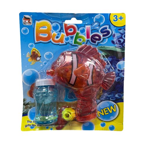 Pistola Burbujero Pez LED x1u