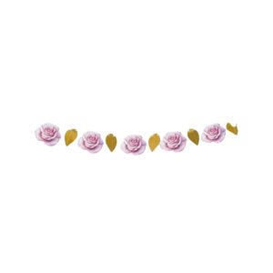 Guirnalda Banner Flor de Rosas 3 Mts