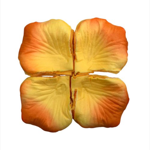Pétalos Friselina Naranja Centro Amarillo x100U