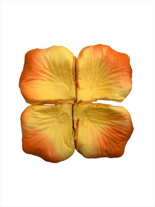 Pétalos Friselina Naranja Centro Amarillo x100U