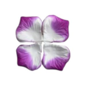 Pétalos Friselina Violeta Centro Blanco x100 U