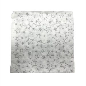 Servilleta de Papel Estrellas Plateadas x20 Unidades Naptres