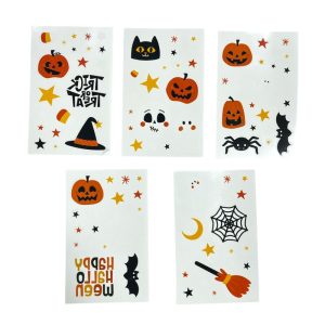 Tatuajes Temporal Infantiles Halloween BOO x10 Planchas