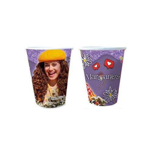 Vaso Polipapel Margarita x8 Unidades - Oficial