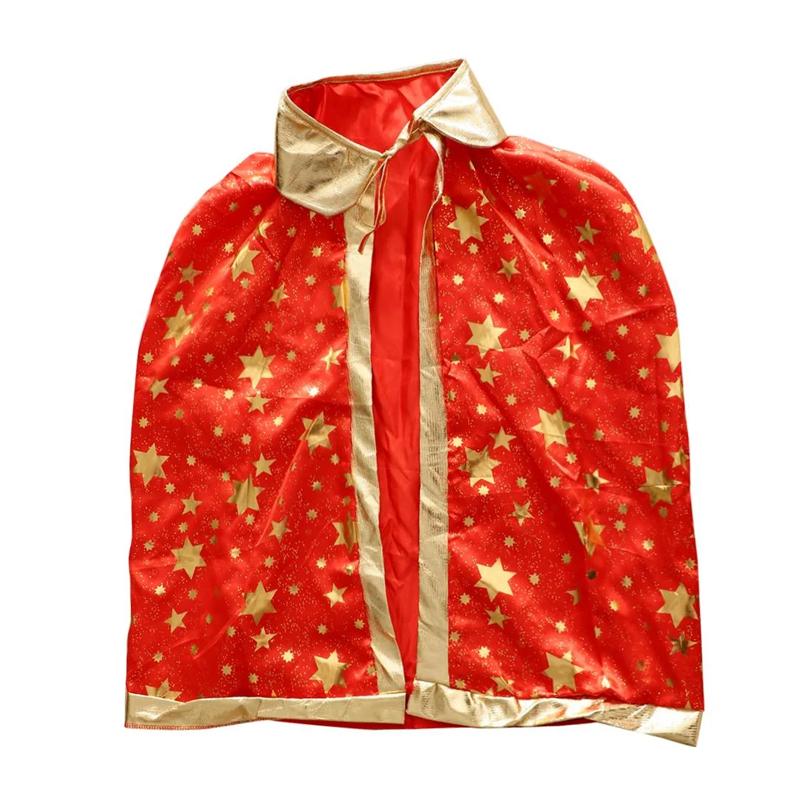 Capa de Niño Roja con Estrellas x1