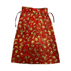Capa de Niño Roja Estampa Dorada Halloween x1u