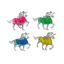 Llavero Unicornio Luminoso Colores Surtidos x1 Unidad