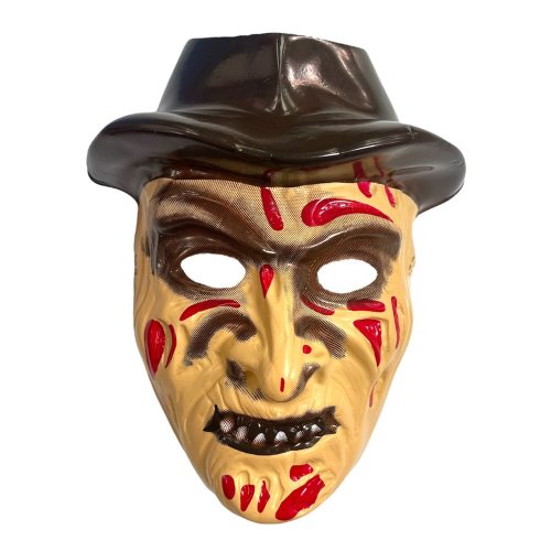 Mascara Careta Plástica Freddy Krueger x1 Unidad