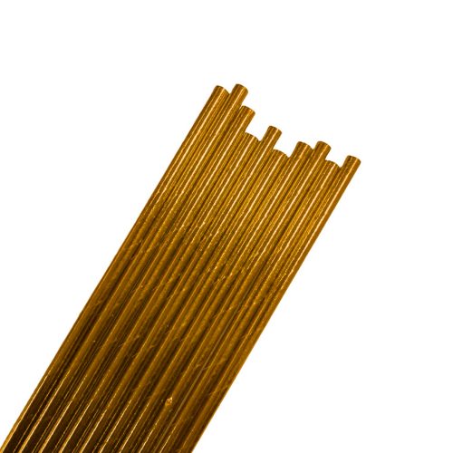 Sorbete Polipapel Metalizado Dorado x20 Unidades