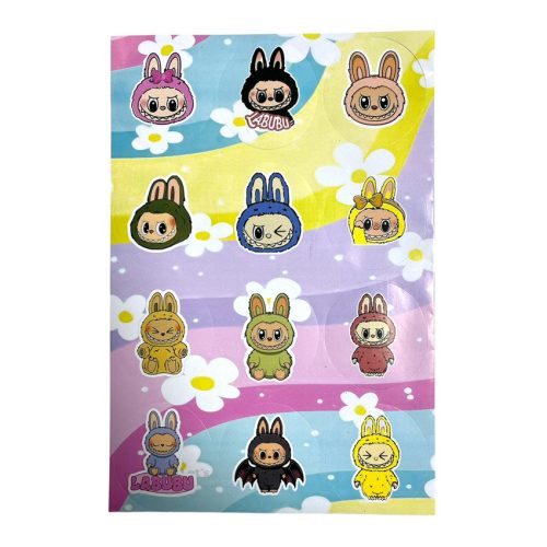 Stickers Autoadhesivos Muñeca Labubu x24 Unidades