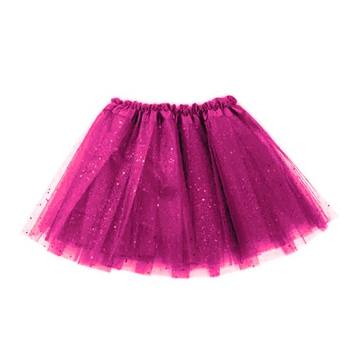 Pollera Tutú con Tul Color FUCSIA ADULTOS