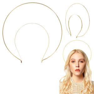 Vincha Halo Angel Dorado Metal