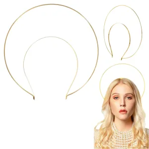 Vincha Halo Angel Dorado Metal