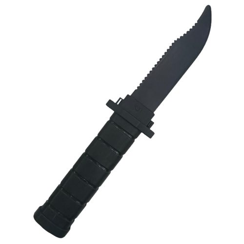 Cuchillo de Guerra Retráctil Plastico Negro
