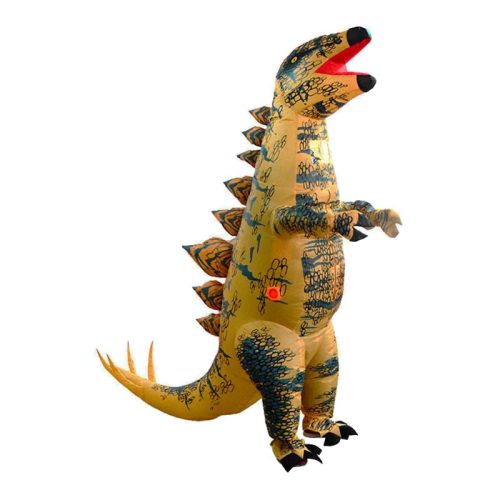 Disfraz Inflable Dinosaurio Con Puas Halloween Adulto