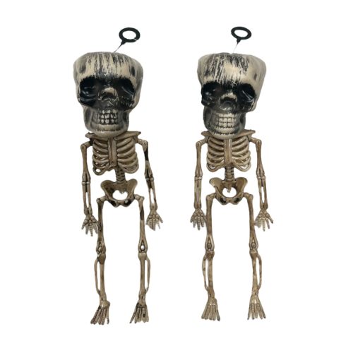 Adorno Colgante Esqueleto Halloween Cabezones x2u