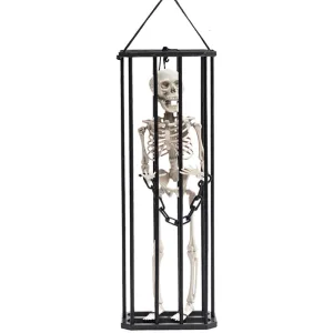 Esqueleto Enjaulado Decorativo 43x15x9,5cm