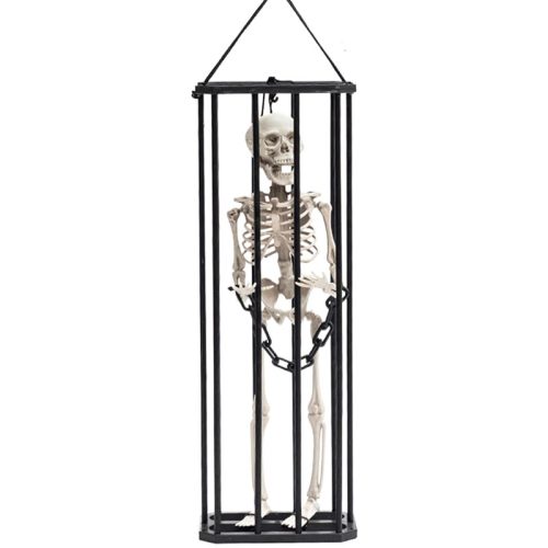 Esqueleto Enjaulado Decorativo 43x15x9,5cm