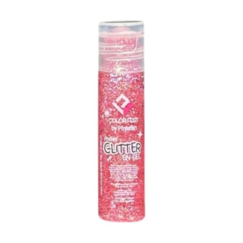 Glitter en Gel Rosa x20Grs