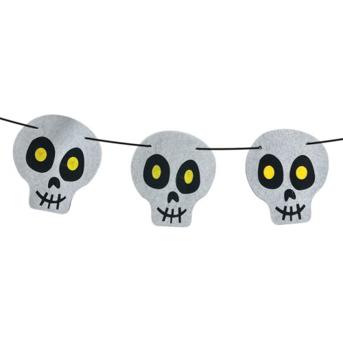 Guirnalda Pañolenci Halloween Calavera 2,5mts
