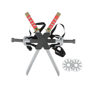 Kit Ninja Sais - (Espadas Dobles + 2 Sais + 2 Shurikens)