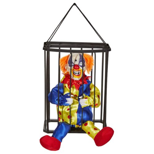 Payaso Encarcelado para Colgar con Luz Sonido y Movimiento