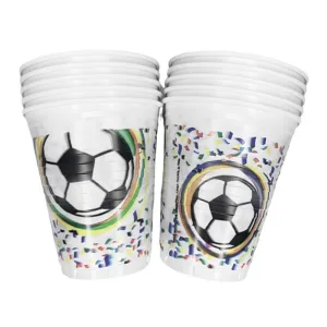 Vaso Plastico Futbol X10 Unidades