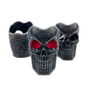 Vela Led Calavera Ritual - Luz Multicolor