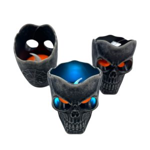 Vela Led Calavera Ritual - Luz Multicolor - Imagen 2