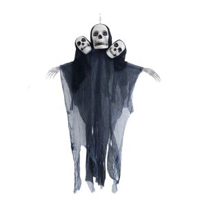 Adorno Muñeco Colgante Tres Calaveras Halloween 90cm