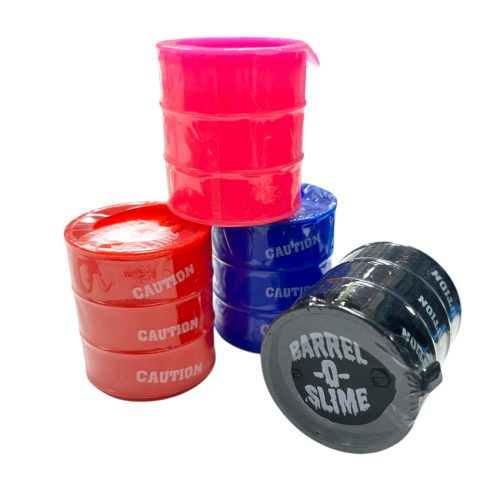 Barril de Slime Colores Surtidos x4 Unidades
