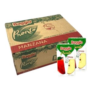 Jugo Baggio Juniors Sabor Manzana x125ml Caja de 18 unidades