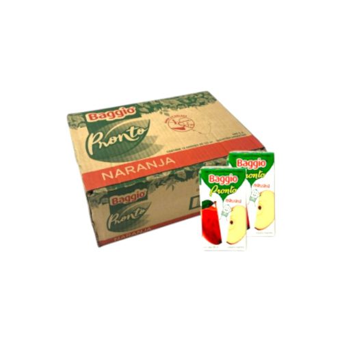 Jugo Baggio Juniors Sabor Manzana x125ml Caja de 18 unidades