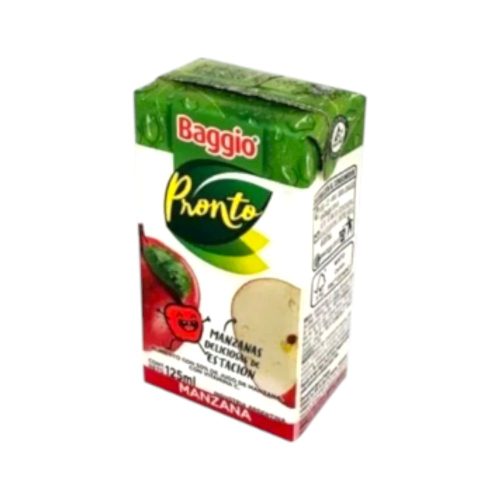 Jugo Baggio Juniors Sabor Manzana x125ml x1 unidad
