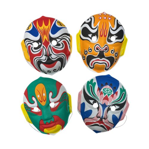 Mascaras Chinas Plastico Modelos Surtidos x1u