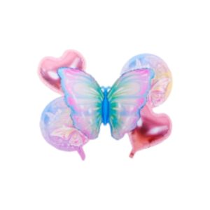 Set de Globos Metalizados Mariposa 5 Piezas