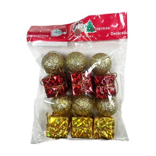 Adorno Navideño Regalos y Borlas x9u