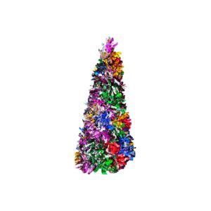 Arbolito de Navidad Metalizado Multicolor 25 Cm X1