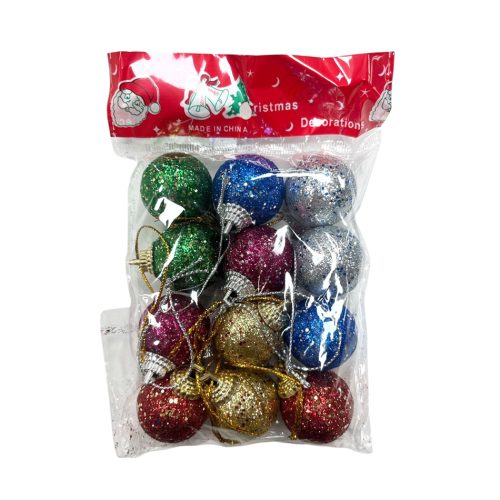 Bolas Gibreadas 3cm x12 Unidades Colores Surtidos